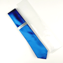 Geoffrey Beene Classic Medieval Solid Blue Class Vendor Style Neck Tie - £17.49 GBP