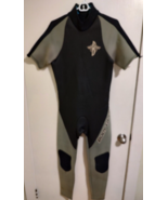 Body Glove Wet Suit 3/2MM MEN&#39;S CHEST-ZIP FULLSUIT - BLACK - £34.54 GBP