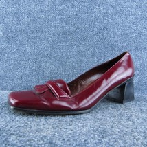 Sesto Meucci  Women Pump Heel Shoes Red Patent Leather Size 10 Medium - £19.36 GBP