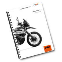 KTM 2022 - 790 ADVENTURE R - OWNERS MANUAL USER GUIDE - $49.00