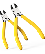 OTLOOMTBT 6-In and 5-In 2 PCS Ultra Sharp Compact Wire Cutters with Long... - £8.14 GBP