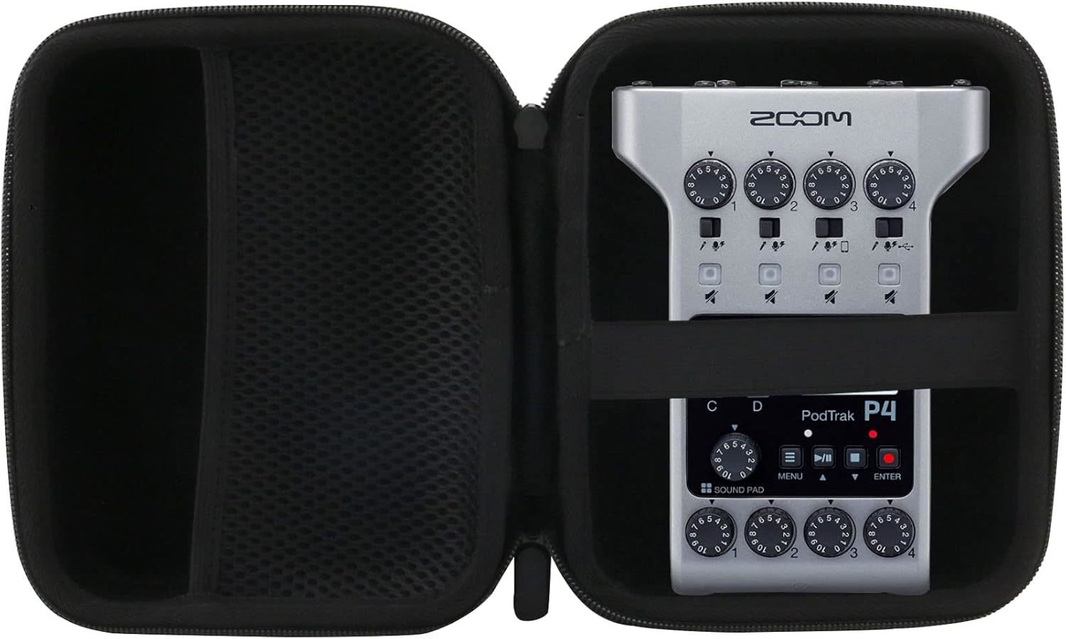 Zoom Podtrak P4 Podcast Recorder Compatibility Werjia Hard Carrying Case. - $31.60