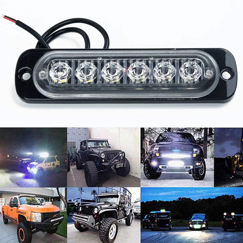1Pcs Car LED Bar Worklight 12W Offroad Work Light 12V Auto Light Fog Lamp Off - £9.94 GBP