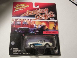 Johnny Lightning  2001   1957 Chevy Corvette  American Graffiti   New  Sealed - £9.83 GBP