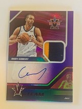 Rudy Gobert Auto Patch 2017-18 Vanguard /25 Jazz autograph game used jersey logo - £138.48 GBP