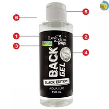Anal Back Gel Black Edition Lasts Long Relax Sphincter Muscles Painkilling Water - £21.83 GBP