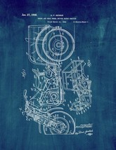 Front and Rear Wheel Driven Motor Vehicle Patent Print - Midnight Blue - £6.21 GBP+