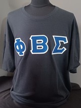 Phi Beta Sigma Fraternity Black Short Sleeve Shirt - £25.57 GBP