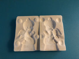 Alberta  #A75 - Praying Boy Angel Ornament Ceramic Mold - £4.39 GBP
