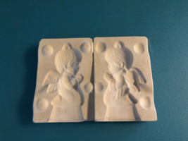 Alberta  #A75 - Praying Boy Angel Ornament Ceramic Mold - $104.70 MXN