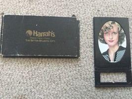HARRAH&#39;S MARINA HOTEL CASINO ATLANTIC CITY NJ handheld MIRROR advertisement - $10.00