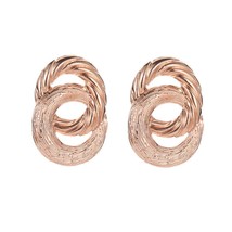 Modyle Vintage large earrings for women statement earrings geometric gold color  - £10.38 GBP