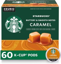 Starbucks Caramel Coffee 60 to 120  Count Keurig K cups Pick Any Size - £51.18 GBP+