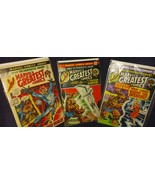 3 MARVELS GREATEST COMICS/KIRBY LEE COVERS VF #s38,42&amp;49 fr sh - $463.34 MXN
