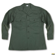 RARE VEITNAM ERA Green Utility Durable Press OG 507 Long Sleeve Shirt ME... - $78.29