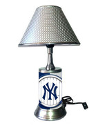 New York Yankees lamp with chrome finish shade, NY Yankees. - $58.11 CAD