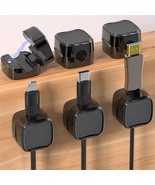 6Pcs Magnetic Data Cable Organizer Adjustable Cord Holder Cable Manageme... - $188.30 MXN