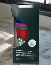 STARBUCKS Christmas Holiday 2021 Color Change Reusable Cups w/ Lids 6 Se... - $208.25