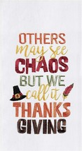 Gallerie Ii &quot;Chaos&quot; Thanksgiving Towel Thanksgiving Holiday Decor - £8.75 GBP