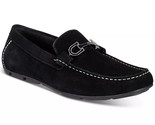 Alfani Men Slip on Horse Bit Driving Loafers Remy Size US 7M Black Suede - £32.07 GBP