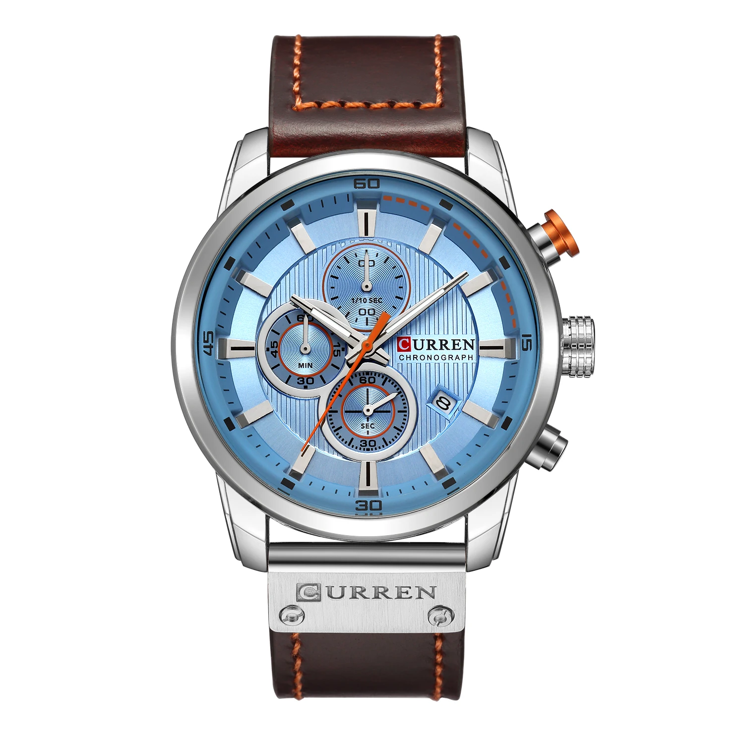 CURREN Fashion Date Quartz Men Watches Top Brand Luxury Male Clock Chron... - £25.62 GBP