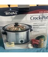 Vintage 2001 Rival Crock Pot Stoneware Slow Cooker Original 4 Quarts 304... - $97.78 CAD