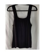 NWT BCBGeneration Womens Tank Top Square Neck Sleeveless Black Size Small - $544.82 MXN
