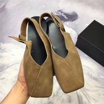 SexeMara Handmade Leather Women Summer Casual Shoes Women Sandals Flip Flops Bea - £63.60 GBP
