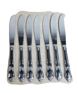 Oneida Ltd WMA Rogers Fenway Daydream 7 Dinner Butter Knives Floral Design - £16.71 GBP