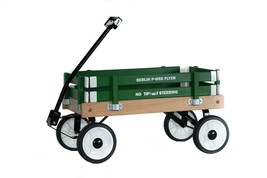 BERLIN FLYER PEE WEE WAGON - Farm GREEN Children&#39;s Kids Wagons  MADE in ... - $229.97