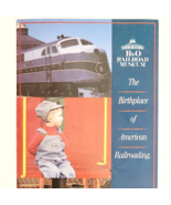 1995 B&amp;O Railroad Museum Baltimore Maryland Brochure Vintage Train Pamph... - $19.99