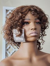 NOBLE GIRL Short Curly Human Hair Wigs For Black Women Short Bob Curly Afro Wigs - £23.39 GBP