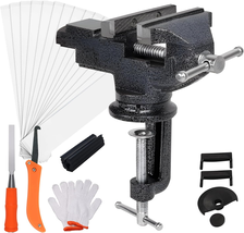 Golf Club Grip Vise Clamp Kit, 360° Swivel Portable Table vise,Inlcudes ... - $36.57