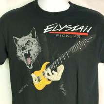 Elysian Guitar Pickups Insanity Wolf M T-Shirt Medium Mens Guitarist Axeman - $16.36
