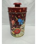 Vintage Hypnotique Bubble Bath Crystals 6&quot; Empty Tin - $17.36 CAD