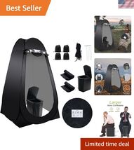 Portable Camping Toilet Kit for Adults, Pop up Privacy Tent, X Large Fol... - $136.60