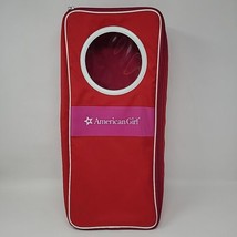 American Girl Doll Carrying Case Backpack Doll Carrier Straps Red - $29.69