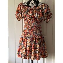 Shein Women&#39;s Floral Off-Shoulder Puff Sleeve Dress Size M Multicolor - €12,83 EUR