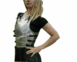 Medieval Handcrafted solid Steel Lady Breast Plate armor Jacket - £118.36 GBP