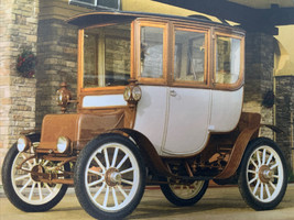 1909 Rauch &amp; Lang Electric Brougham Buggy Car Fridge Magnet 3.5&#39;&#39;x2.75&#39;&#39; NEW - £2.84 GBP