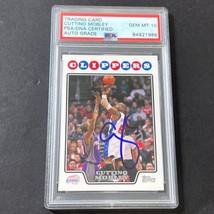 2008-09 Topps Basketball #105 Cuttino Mobley Signed Card AUTO 10 PSA Slabbed Cli - £47.37 GBP