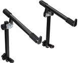 Gator Frameworks Deluxe Two Tier X-Style Keyboard Stand with Adjustable ... - $227.45