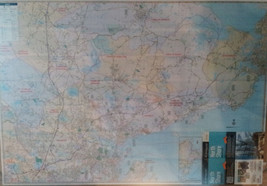 North Shore MA Laminated Wall Map (K) - £36.50 GBP