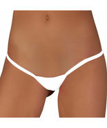 White L Sexy Thong Mini G-String Underwear Panties Micro Panty - Brand New - £3.13 GBP