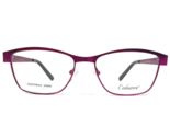 Enhance Eyeglasses Frames SATIN FUCHSIA 3895 Matte Purple Pink Square 52... - $46.53