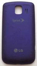 Genuine Lg Optimus S LS670 Sprint Battery Cover Door Purple Phone Back VM670 Oem - £3.50 GBP