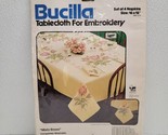 Bucilla Embroidery Kit Misty Roses Set Of 4 Cloth Napkins 16&quot; x 16&quot; Vintage - $49.40