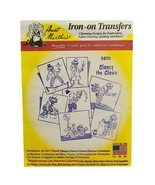 Aunt Martha&#39;s Clancy the Clown Iron-on Transfer Pattern #3878 Embroidery... - €6,96 EUR