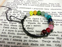 Multicolour pendant Magnifier glass  loupe pendant  Magnifier pendant  loupe nec - $44.00