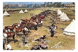 ptc2580 - Lancs. - 18th Hussars Army Camp during the Liverpool Strike, p... - $2.80